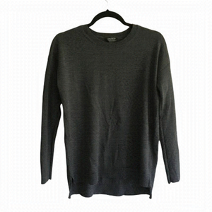 LORD & TAYLOR Merino Wool Sweater Charcoal Grey S
